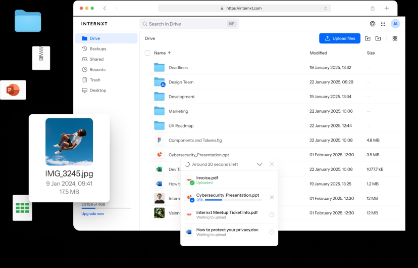DriveWeb DarkMode image desktop